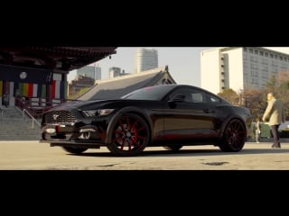 Custom ford mustang gt 50th anniversary on 22 lexani wheels