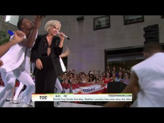 Lady gaga alejandro @ todayshow 2010 07 09