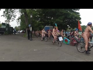 Brighton naked bike 2015 the start of the ride hd