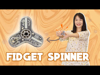 Soldering challenge e6 let's play fidget spinner!