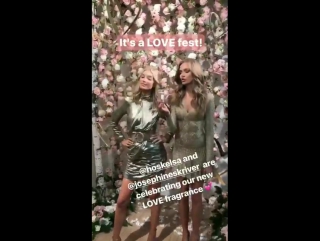 Video de josephine skriver e elsa divulgando a nova fragrância da vs