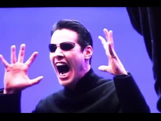 Киану ривз очень много кричит в роли нео (бэкстейдж фильма матрица)