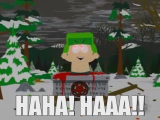 South park evil kyle haha haaa