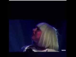 Lady gaga breaking down while fan sounds like toad