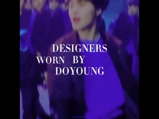 Some designs come from famous fashion brands that doyoung wears i apologize for posting again, since i made some mistakes yest