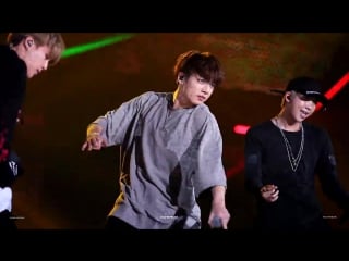 [fancam] 160907 bts 쩔어 (молодые) (jungkook focus) @ pyeongchang winter olympics concert