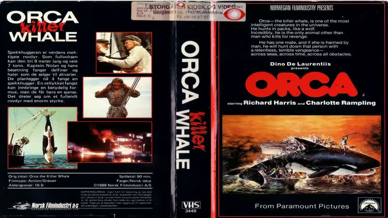 Косатка / смерть среди айсбергов / кит убийца / orca / the porn whale (1977)