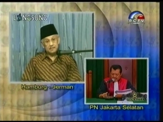 Liputan 6 sctv video teleconference antara jakarta juli 2002