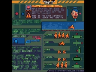 Saint 11 в твиттере «my latest #pixelart #tutorial is on one of the first animation principles, squash and stretch more tutoria