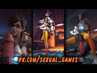 Tracer x roadhog (overwatch sex)