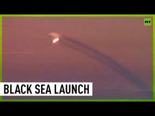 Kalibr missiles launch from black sea fleet submarine