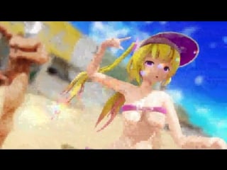 [mmd] sera's summer beach party {порно,хентай,hentai,porno,all sex, music, dance}