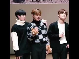 Yuchan being dongjun's hyperactive son