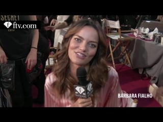 Victoria’s secret show 2015 backstage ft barbara fialho stella maxwell