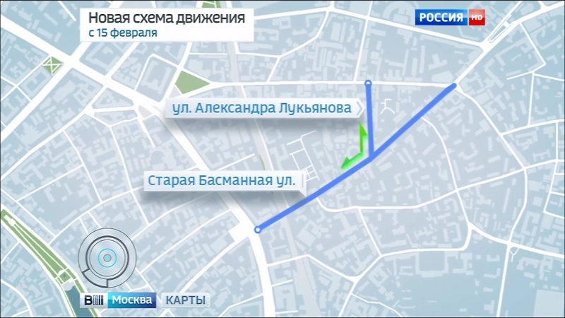 На улицы в районе "бауманской" вернули ряд отмененных поворотов