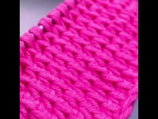 Tunisian crochet half double stitch