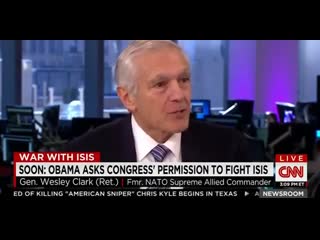 General wesley clark explains isis was created by u s allies to destroy hezbollah