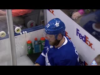 Kyle clifford fights jamie oleksiak in his first tilt with toronto