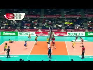 Zhu ting best aсtions china vs brazil highlights womens volleyball world cup 2019