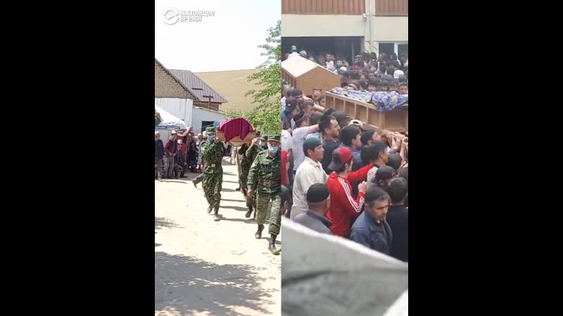 В кыргызстане и таджикистане хоронят погибших в конфликте на границе