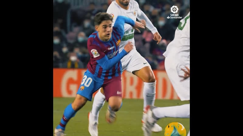 Гол гави в ворота «эльче»