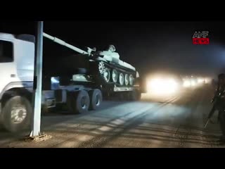 Huge syrian army reinforcements belonging to 4th corps of saa