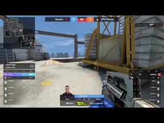 Interz 1v3 clutch vs copenhagen flames @ snow sweet snow #