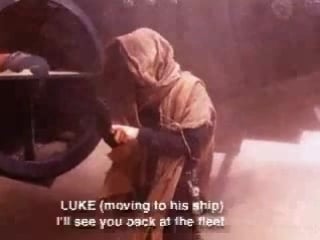 The sandstorm a cut scene from "return of the jedi"