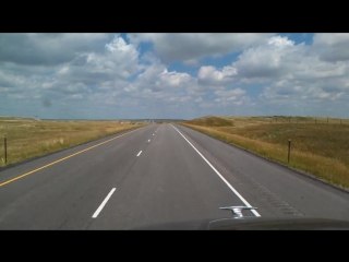 Rolling hills and tundra as we roll north on interstate 25 in wyoming starting at mile marker 30