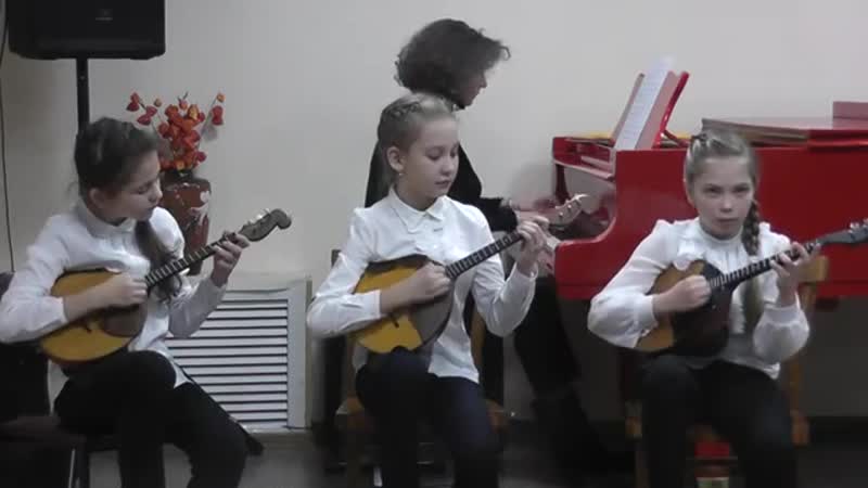 Валдай трио домристов домрушки подружки