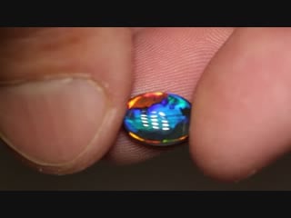 Opal gemstone from lightning ridge australia