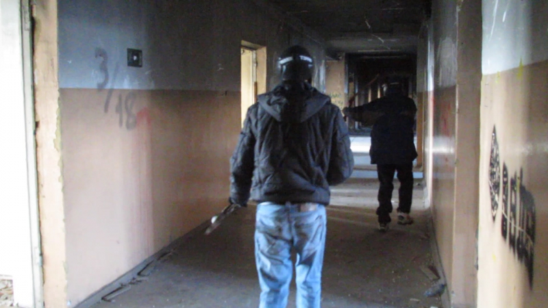 Танковое училище, archery tag