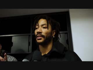 Интервью деррика роуза после игры с denver nuggets 26 11 2018 (derrick rose)