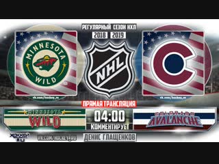 Русские комментарии minnisota colorado nhl rus