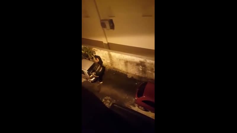 Неудачная попытка девушки справить нужду в укромном месте