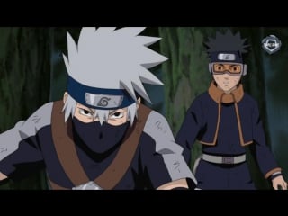 Какаши минато обито и рин против шиноби камня / kakashi minato obito and rin vs shinobi of stone (русская озвучка)