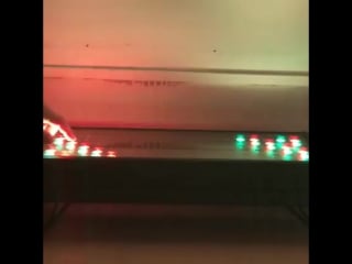 108*3w cree rgb leds ip65 wall washer light sound control effect