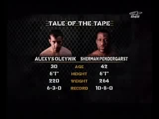 Alexey oleinik vs sherman pendergarst