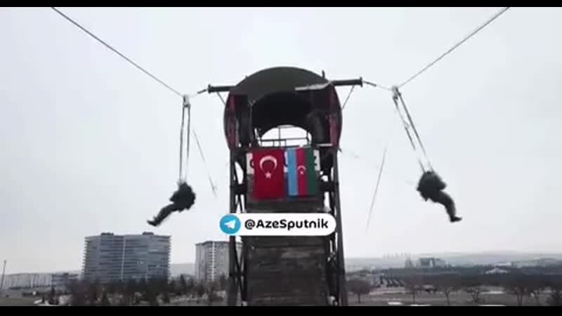 В турецком карсе продолжаются тренирои в рамках турецко азербайджанских тактических учений "зима 2021"