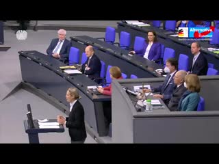 Aufruhr im bundestag, als alice weidel mit merkels politik abrechnet! afd fraktion im bundestag