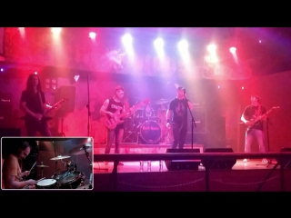 Астерия thrash metal band live in rock house club, moscow,