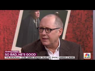 Today show the blacklist star james spader on the hit show’s twists and turns