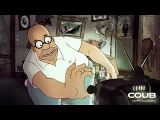 Chomet couch gag from "diggs"