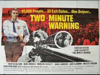 Two minute warning (1976) 1080p charlton heston, john cassavetes, martin balsam, beau bridges