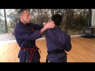 Tensho sideways and upward hands