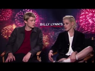 Kristen stewart, joe alwyn, ang lee, steve martin bllhw interview for yahoo!