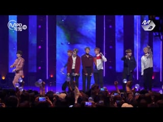 [fancam] 161020 bts 1st place @ m!countdown