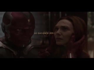 Marvel vine | vision | wandavision | scarlet witch | wanda maximoff | elizabeth olsen | paul bettany