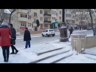 Гололед по азербайджански