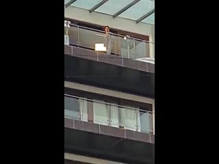 King khan clicked outside his balcony earlier today